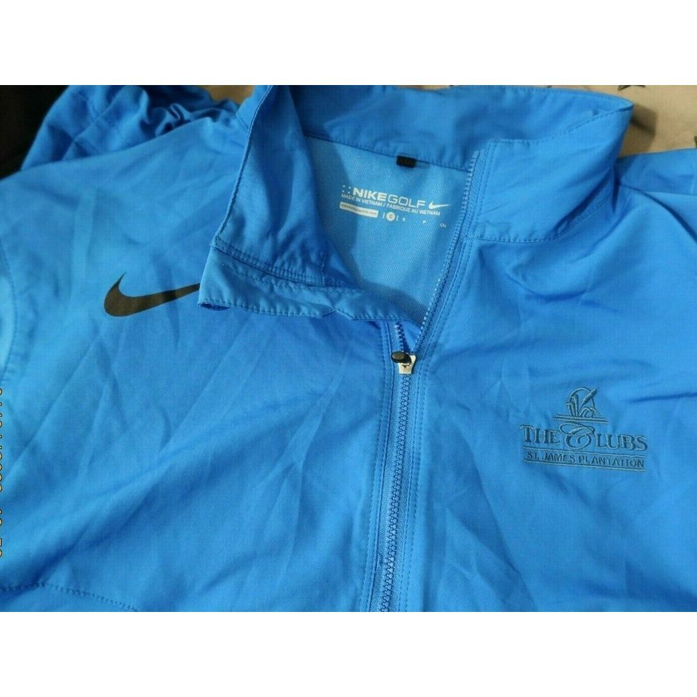 Nike The Clubs At St James Plantation Golf Wind Shirt Jacket S Oak Island NC - Picture 6 of 6